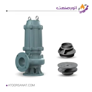 green wq 2p series sewage pump