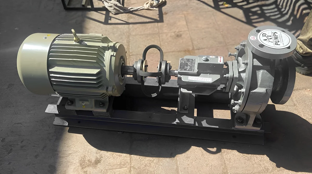 hot oil pump installation4