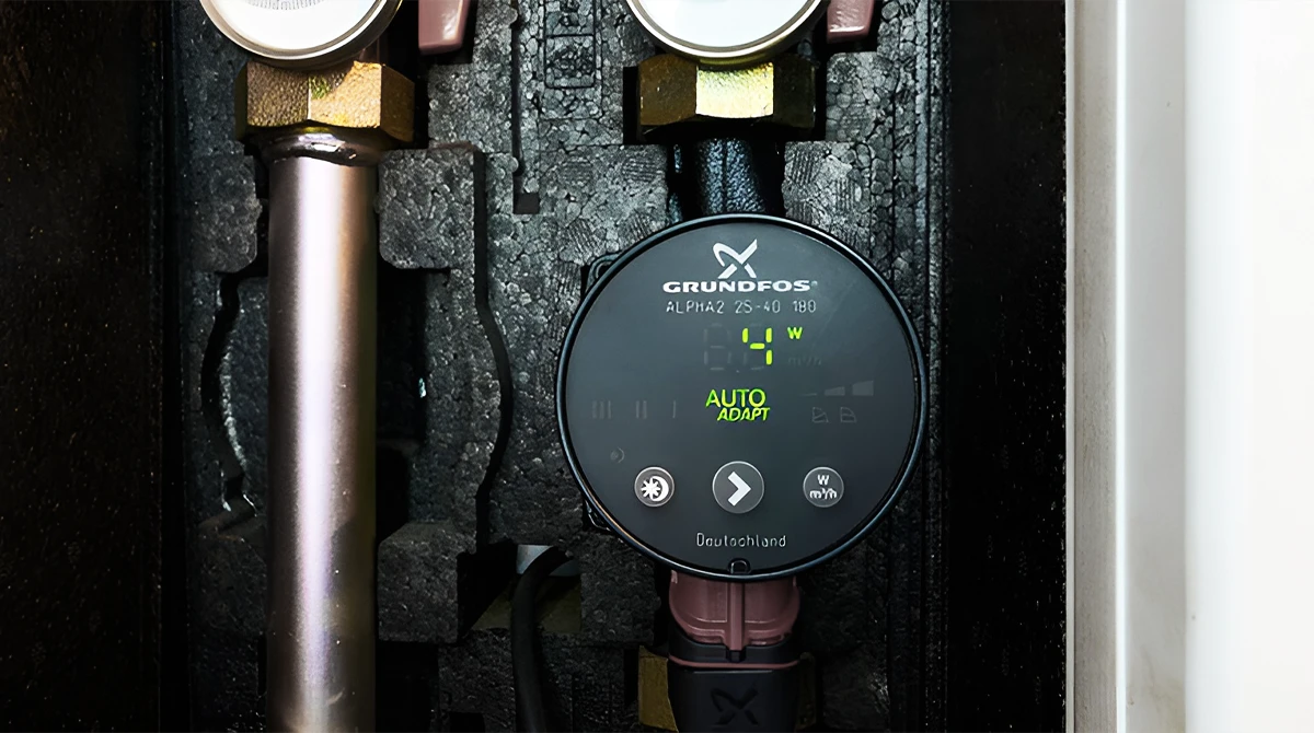 hot water return pump1