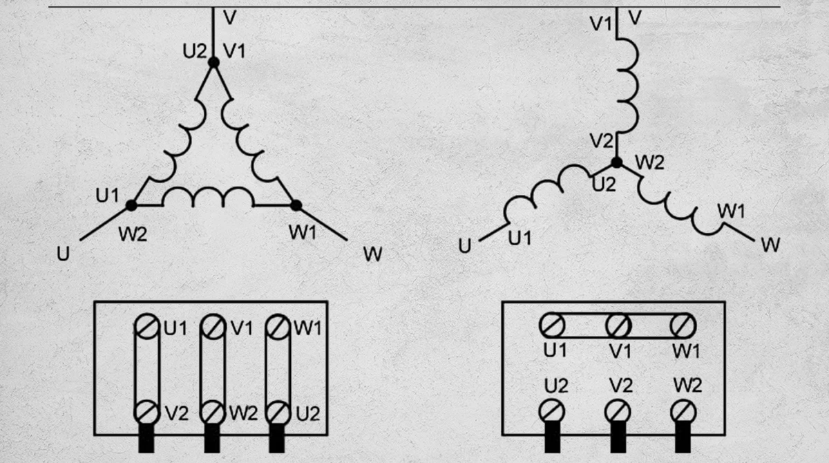 three phase motor connection3