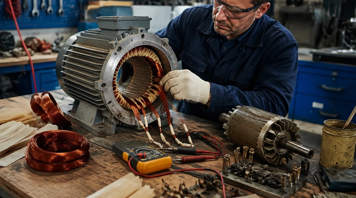 three phase motor winding2