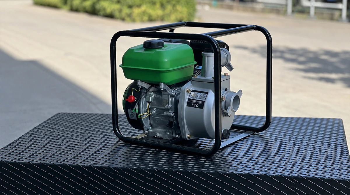 changing the oil of a motor pump3