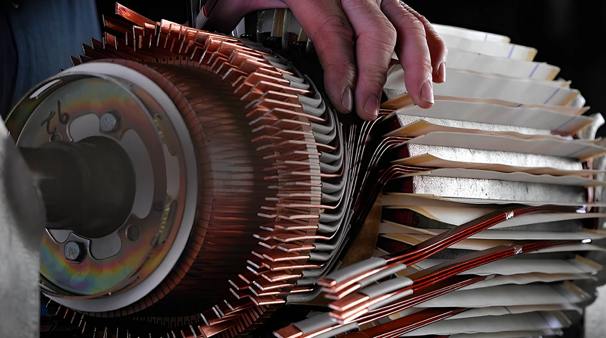 سوختن سیم پیچ الکتروموتور: راهنمای جامع تعمیر و بازسازی موتورهای الکتریکی 3 electric motor winding repair1