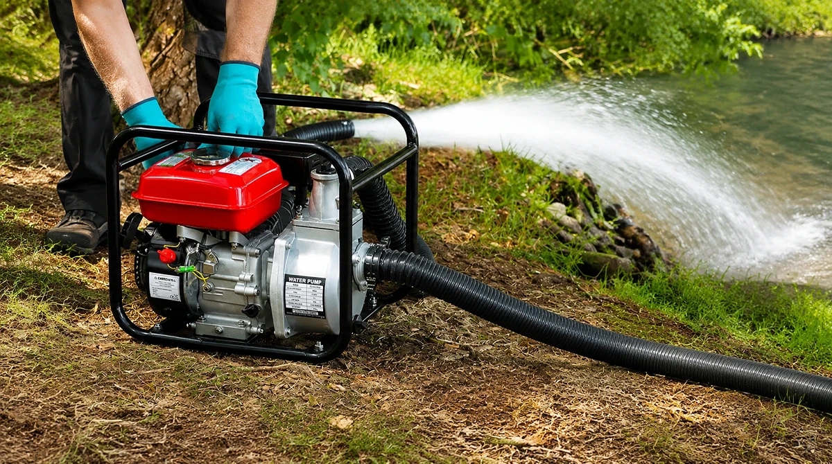 generate electricity from pump engine3