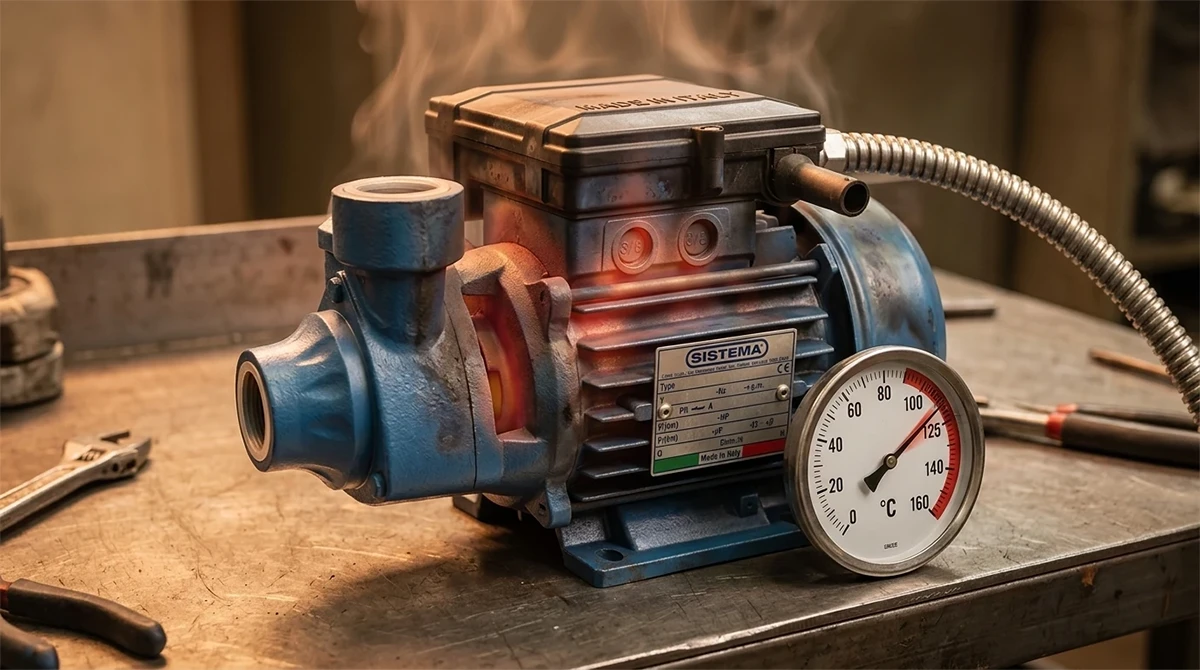 home water pump overheating1