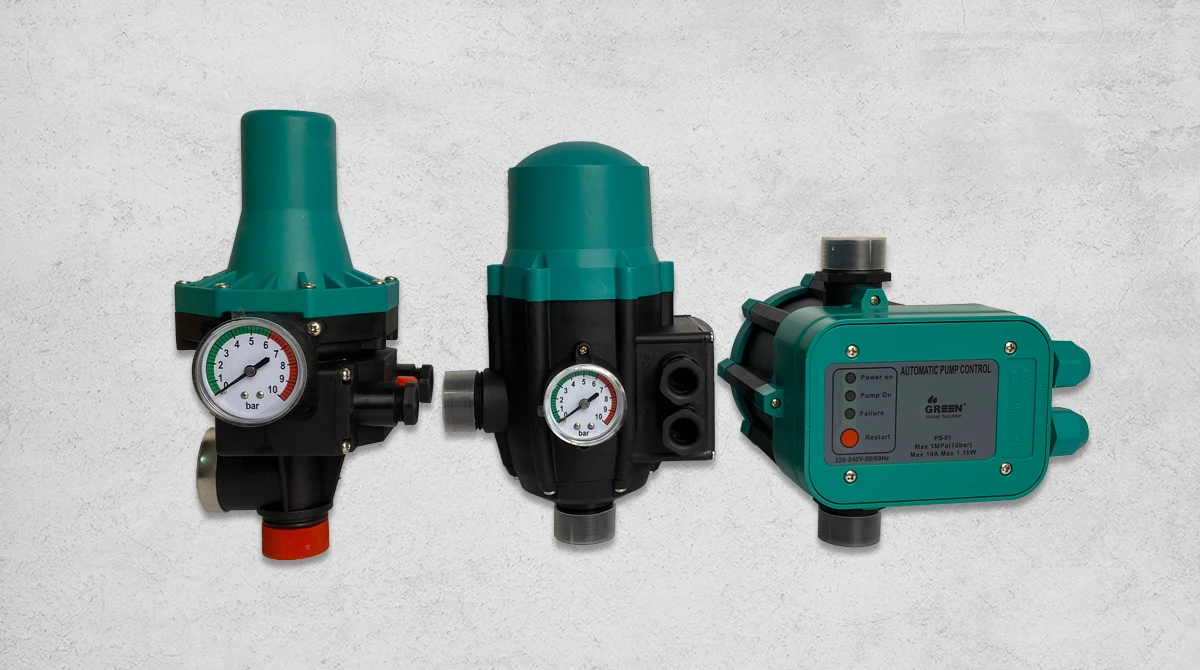 how to set water pump set control1