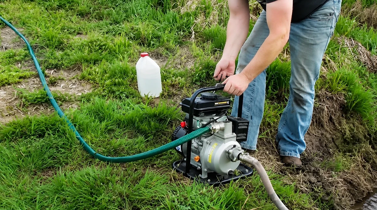 water pump motor installation2