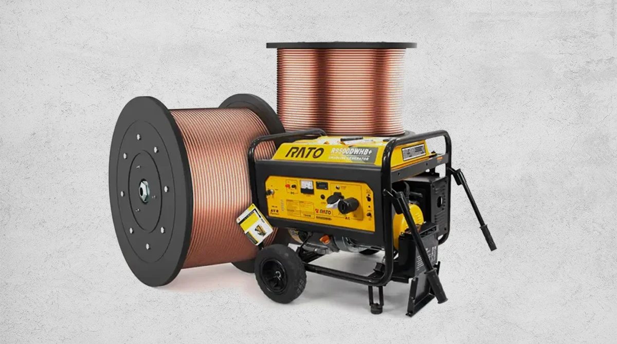 از کجا بفهمیم سیم پیچ موتور برق مسی است؟ 6 how to identify copper winding in generator3