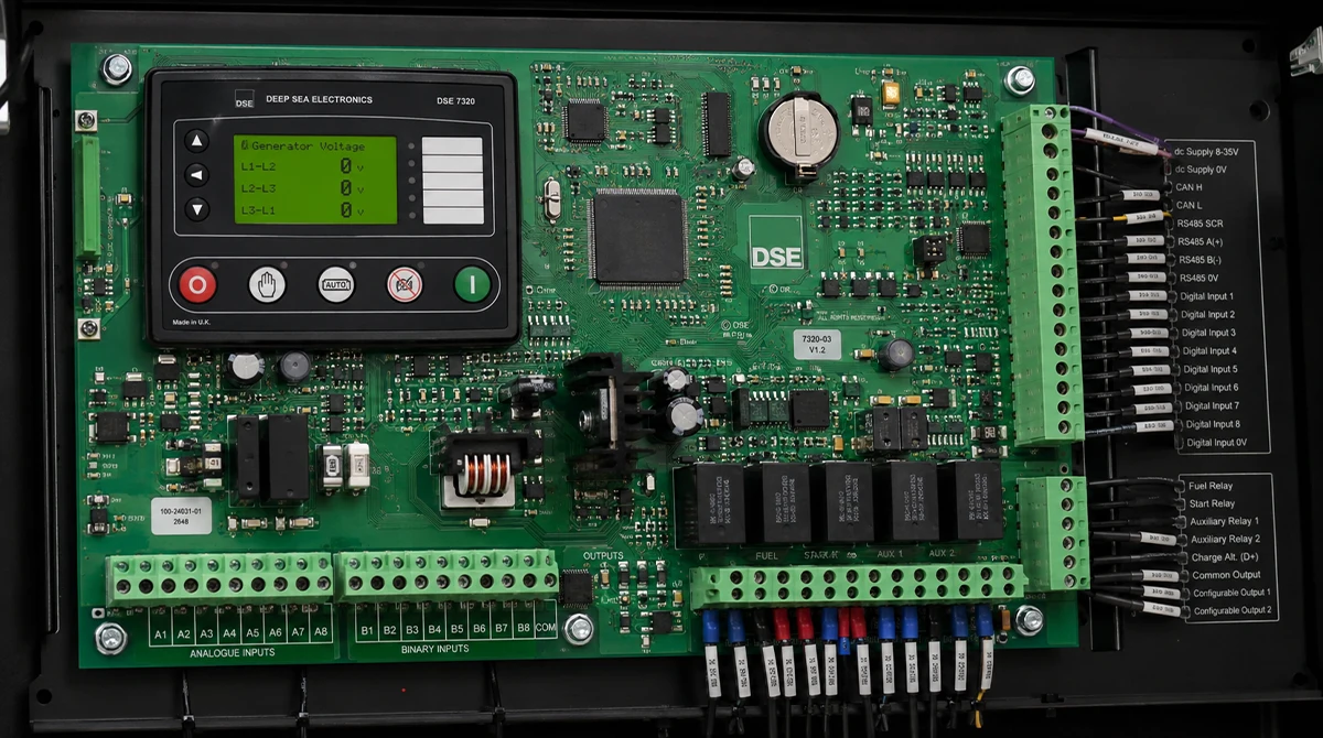 diesel generator control panel selection2