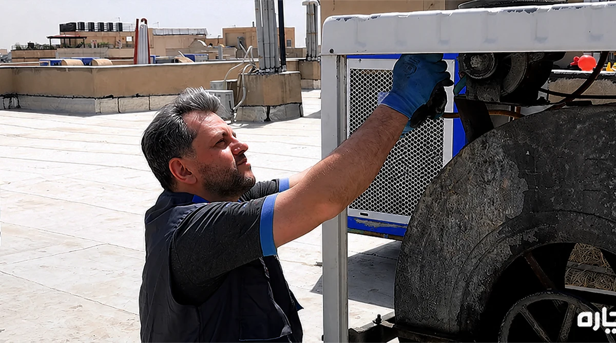 fix bad smell evaporative cooler2